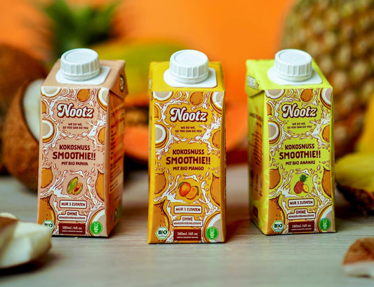 Warum Nootz? Die Geschichte hinter Deutschlands erstem Bio-Kokosnuss- Smoothie! - Nootz Bio Kokosnuss Smoothie