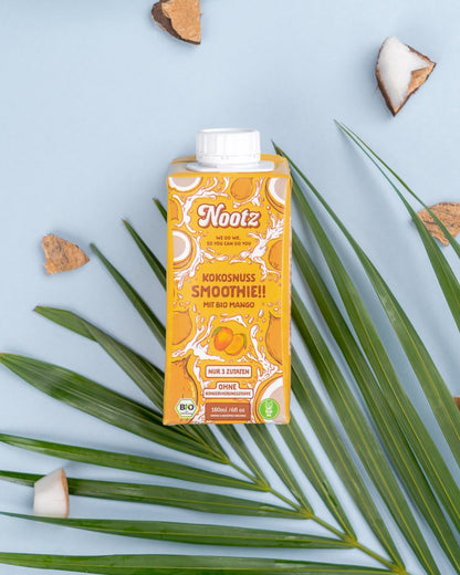 Bio Kokosnuss Smoothie Mango – 15 Stück - Nootz Deutschland