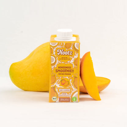 Bio Kokosnuss Smoothie Mango – 15 Stück - Nootz Deutschland