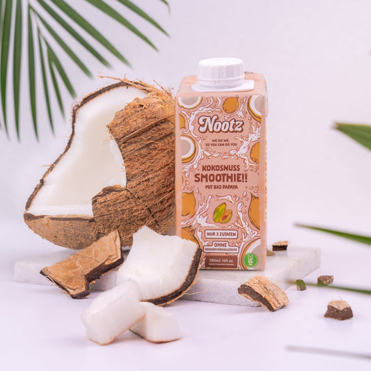 Bio Kokosnuss Smoothie Papaya – 15 Stück - Nootz Deutschland
